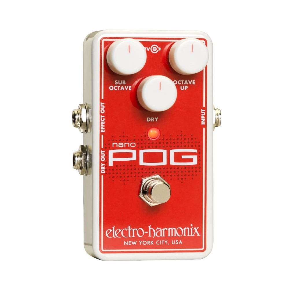 Electro-Harmonix NANO POG Polyphonic Octave Generator Guitar Effects Pedal